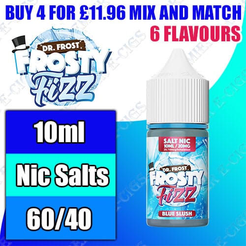 Dr Frost Fizz Nic Salts