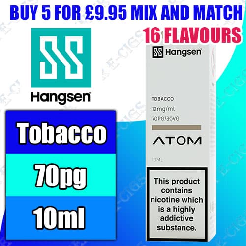 Tobacco Flavours – Hangsen Atom 10ml