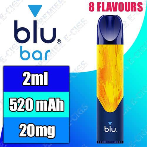 Blu bar 1000 Disposable Vape Premier E Cigs